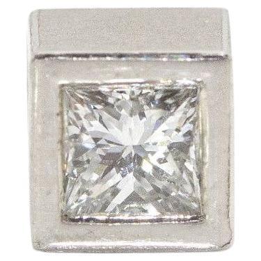 CUBE NIESSING Platinum and Diamond Pendant For Sale
