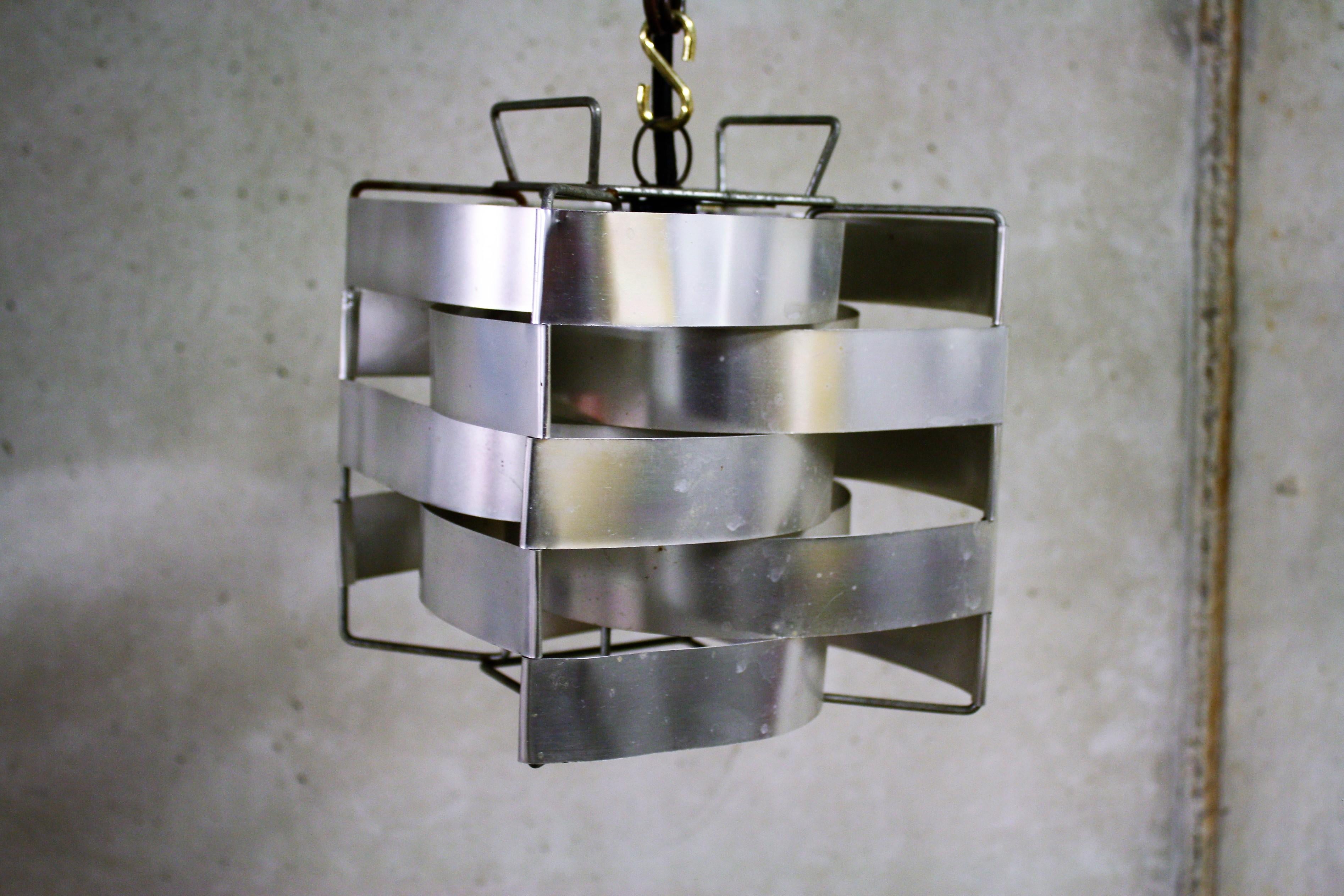 Late 20th Century Cube Pendant Light by Max Sauze, 1970, France