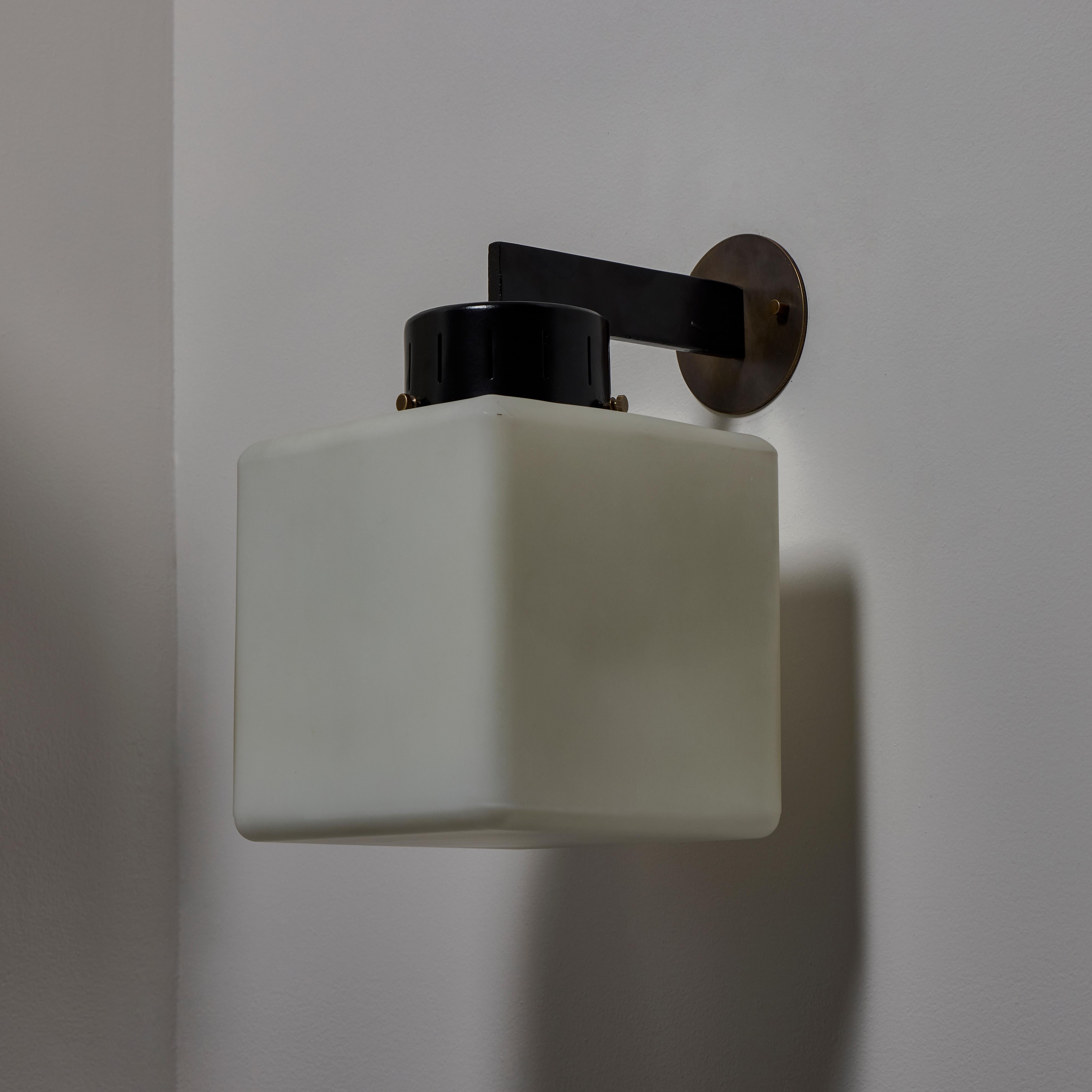 Cube Sconces by Stilnovo In Good Condition For Sale In Los Angeles, CA