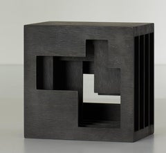 Cube Series 1 Wall Sculpture in Birch Plywood by Kristine Engelbrecht