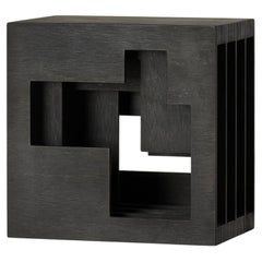 Cube Series 1 Wall Sculpture in Birch Plywood by Kristine Engelbrecht