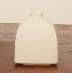 Cube Shape Porcelain KPM Berlin Vase Designed by KPM Trude Petri