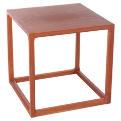 Cube Side Table by Aksel Kjersgaard, Denmark 1950s