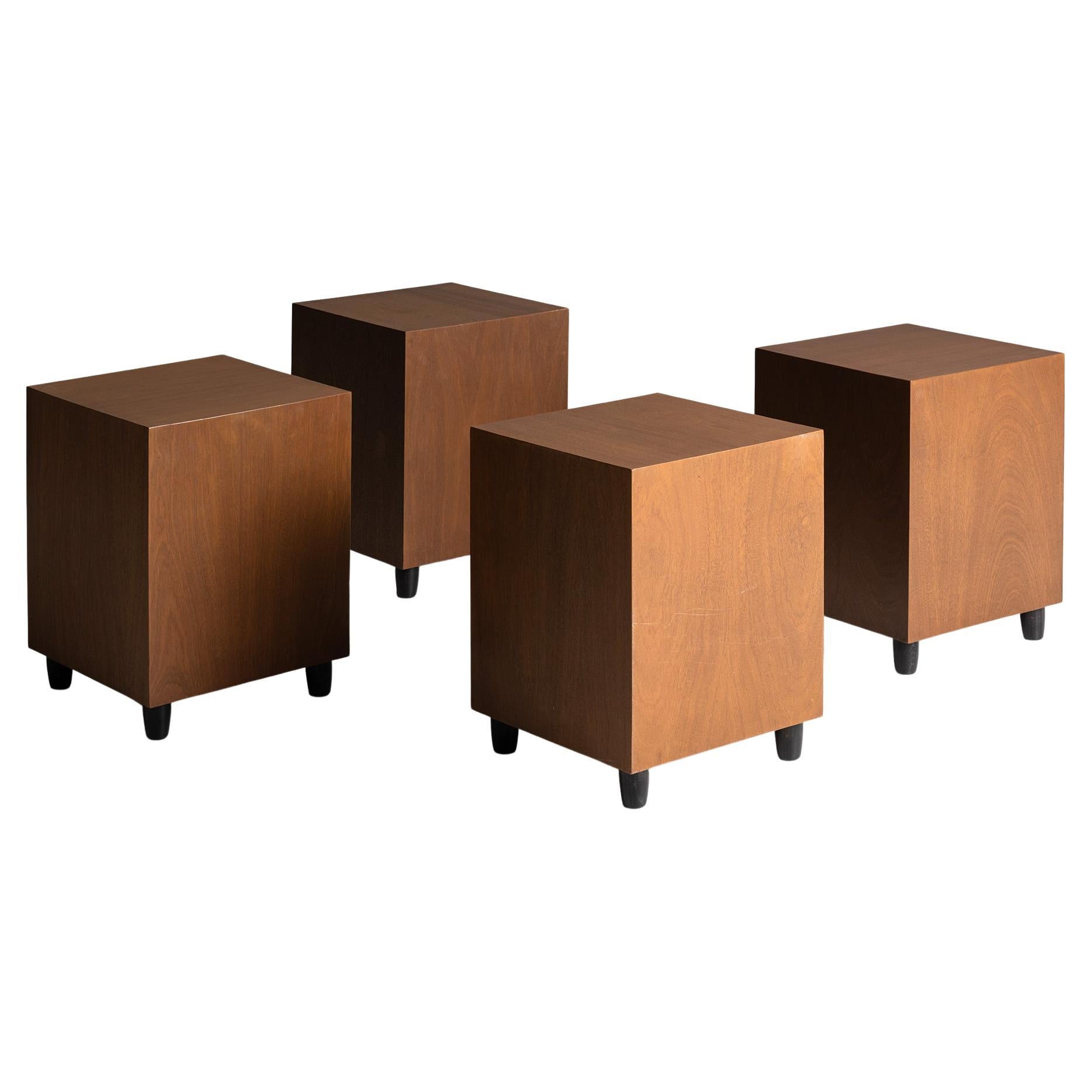 Cube Side Tables, Made in England