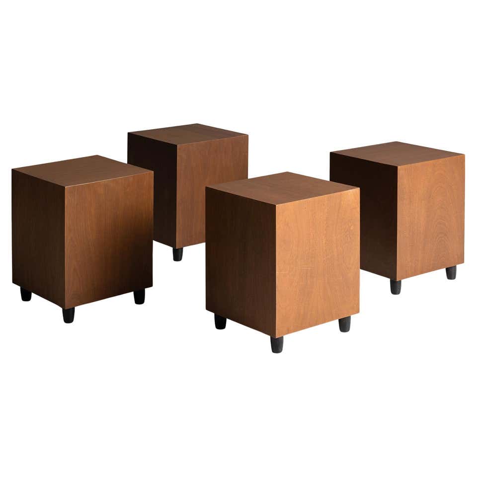 Cube Side Tables, Made in England For Sale at 1stDibs