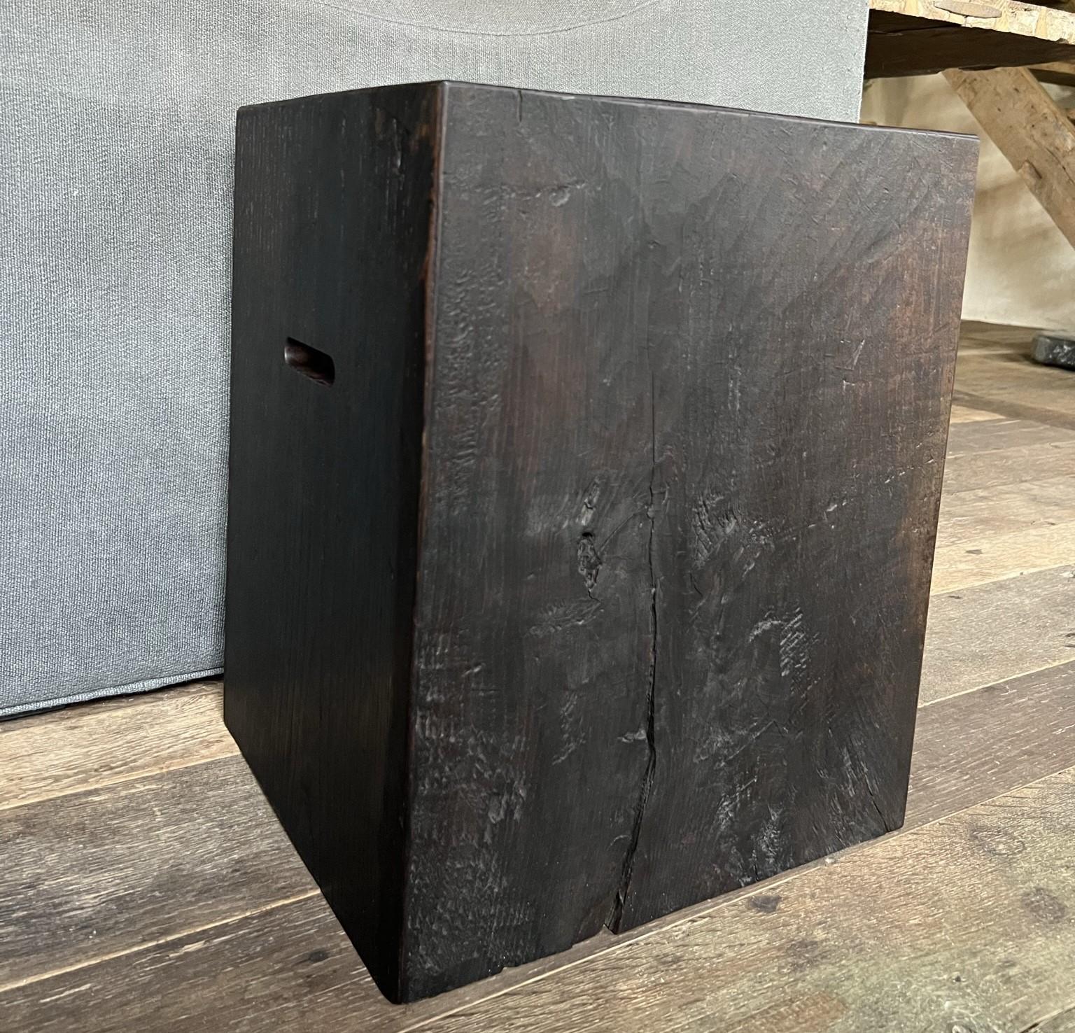 Cube Sidetable 18th Century Dark Chestnut 4
