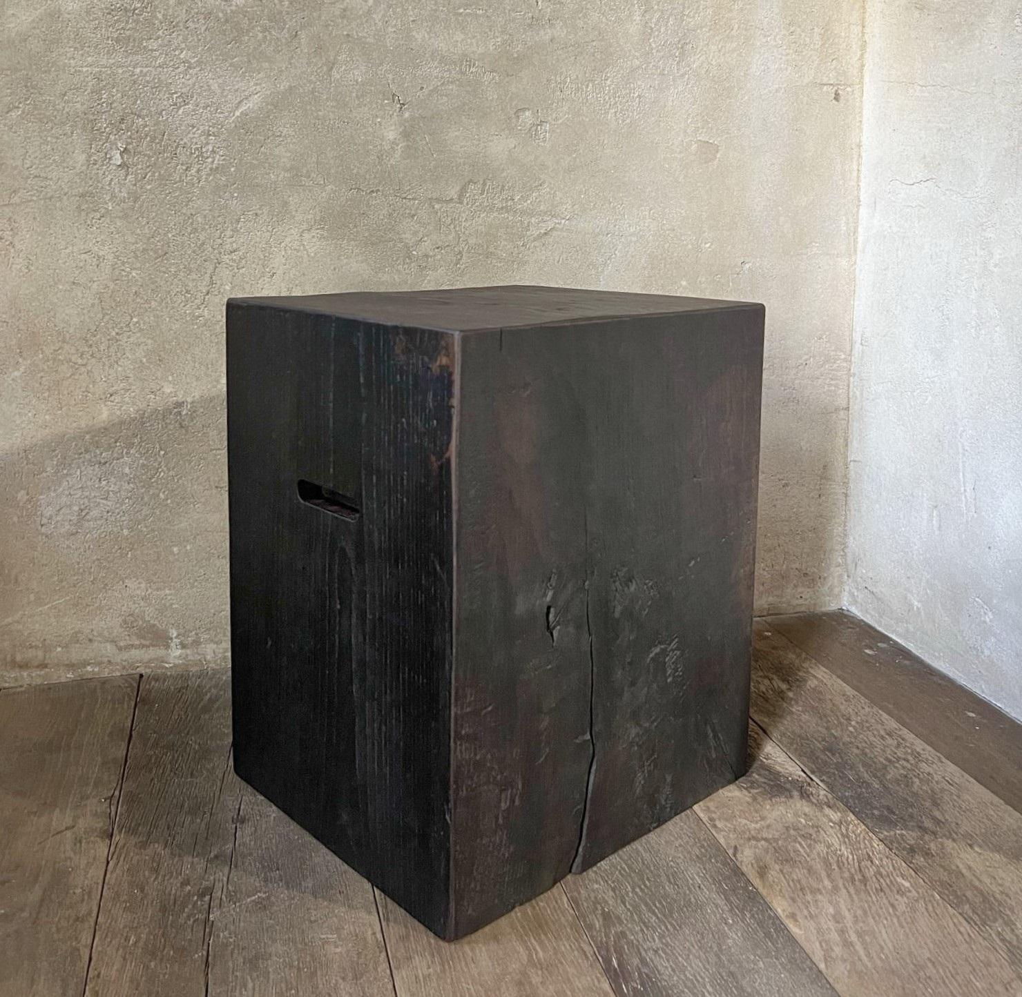 Cube Sidetable 18th Century Dark Chestnut 6