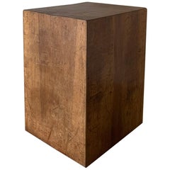 Cube Sidetable 18th Century Walnut