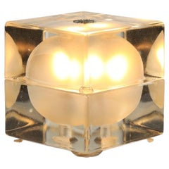 Cube table lamp Alessandro Mendini for Fidenza Vetraria Italian