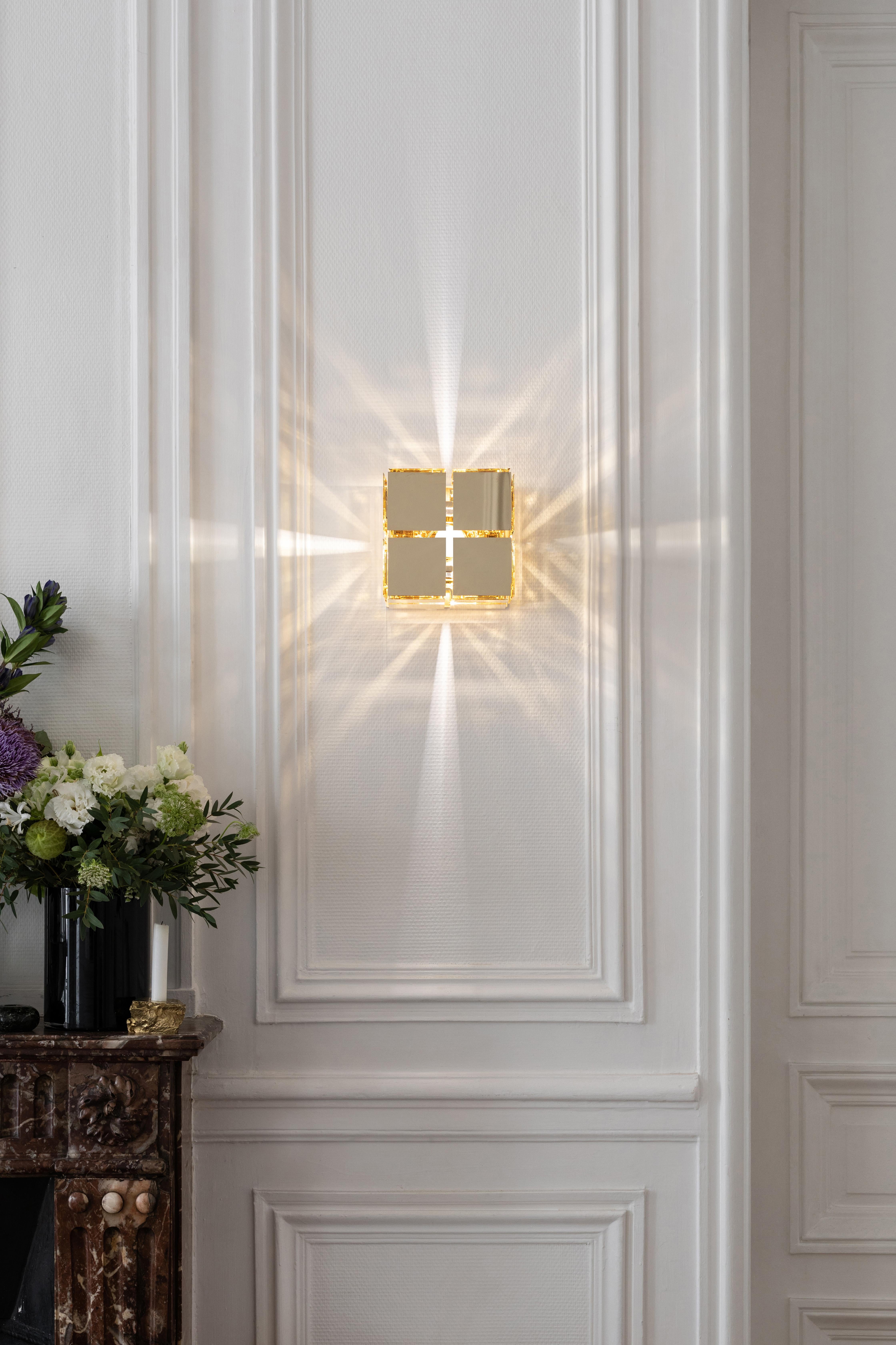 French Cube Wall Lamp by Mydriaz