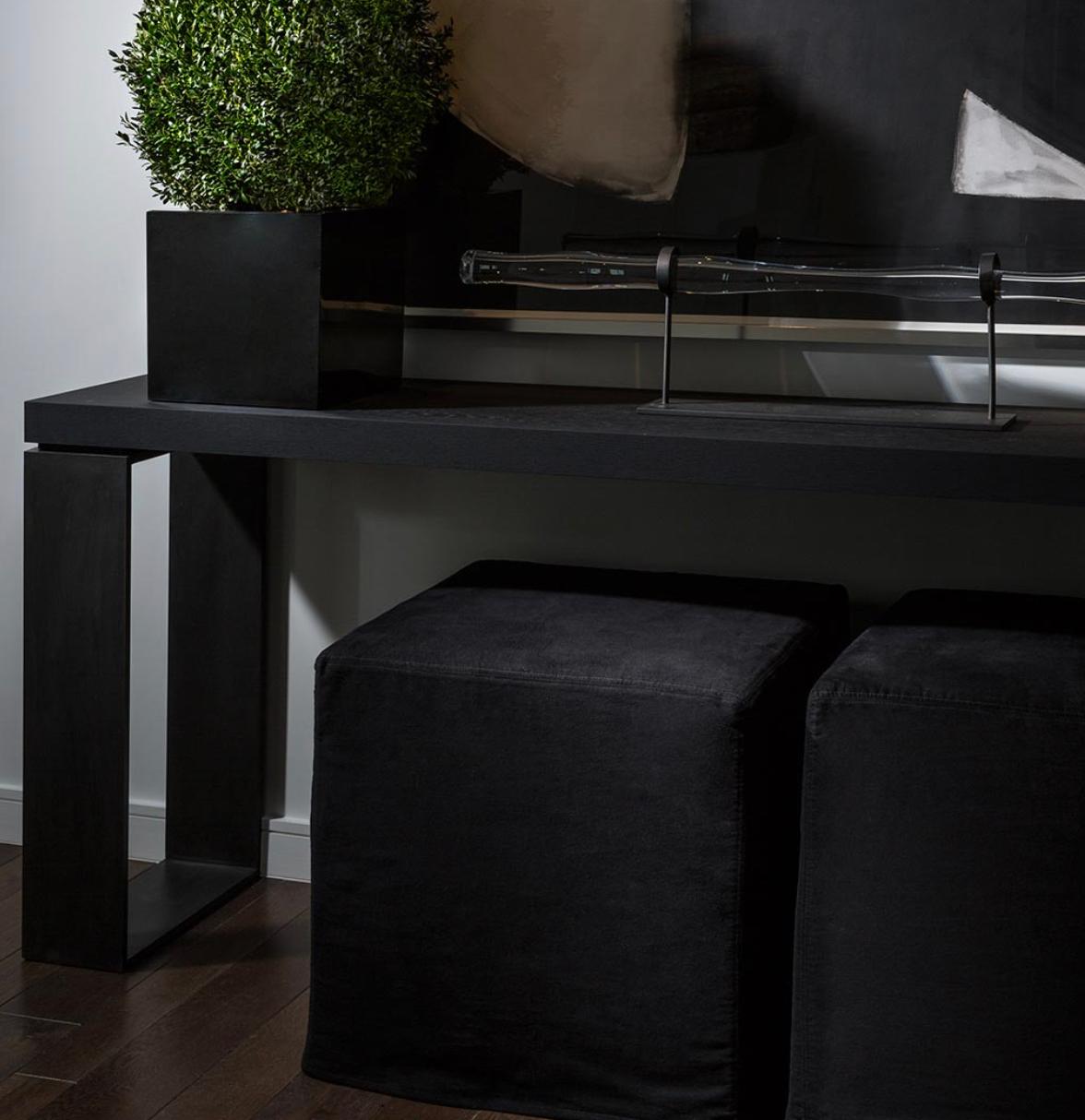 Modern Cubed Console For Sale