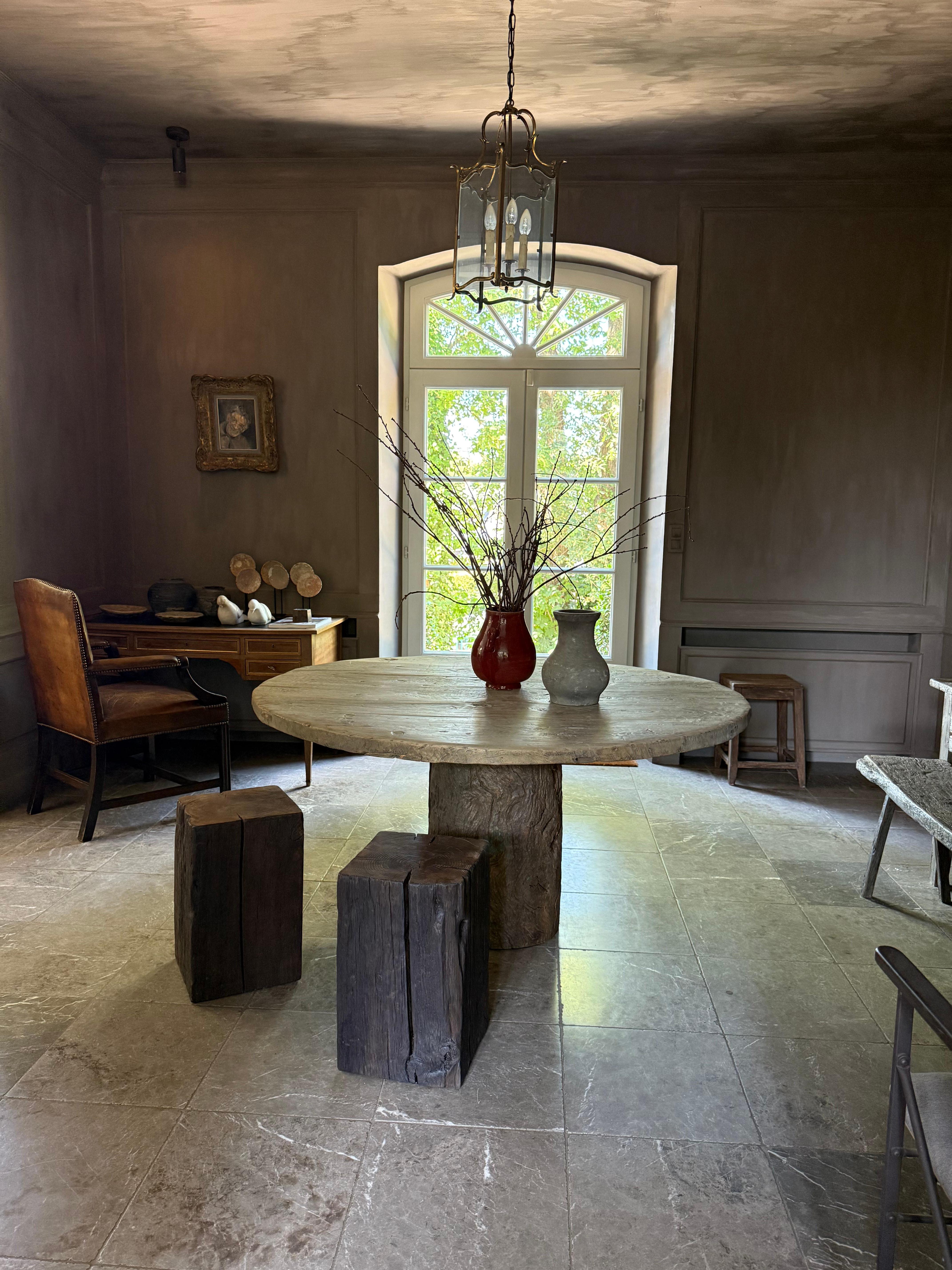 Cubes in 18th Century Oak Wood Bon état - En vente à Nijlen, BE