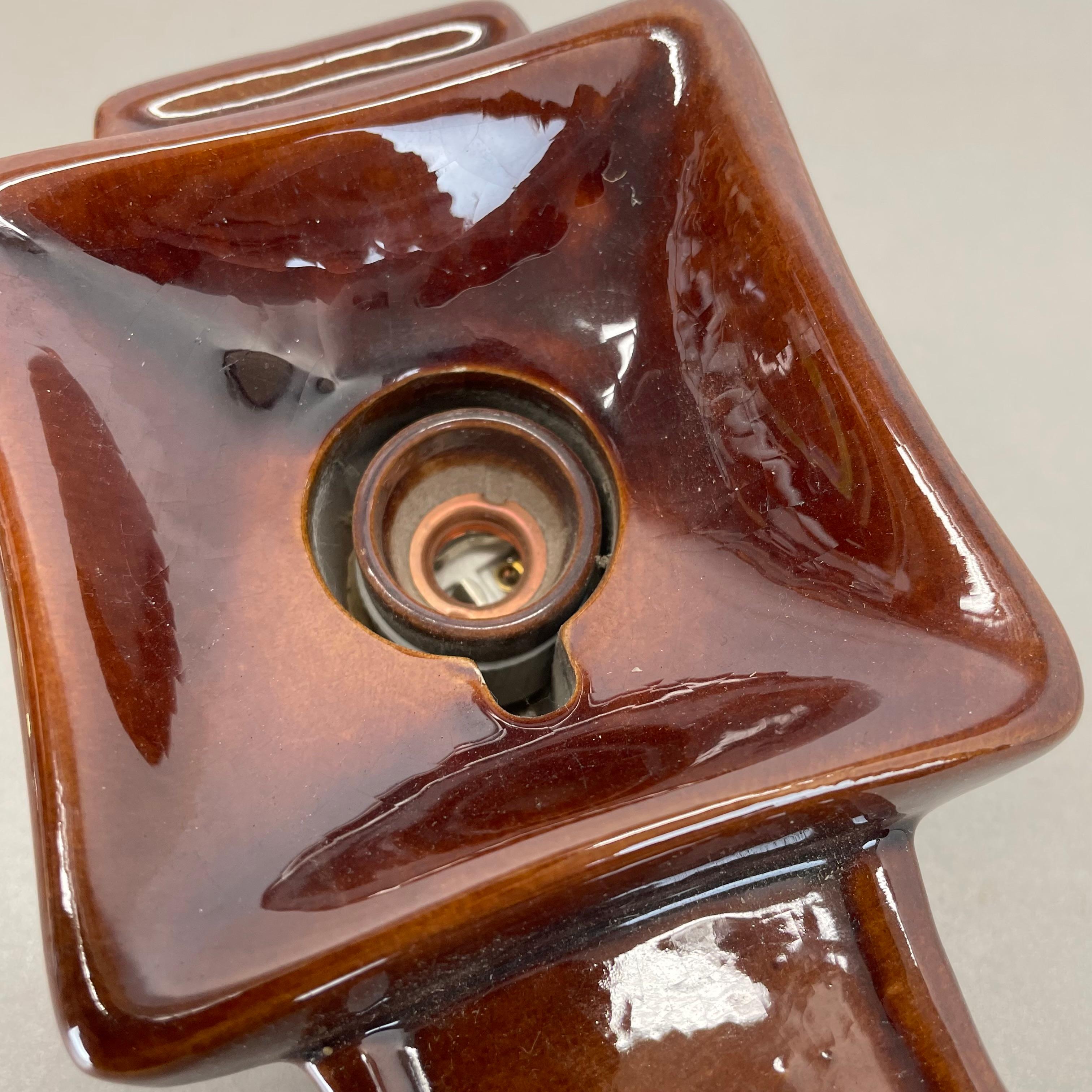 Lampada da parete in lava grassa Cubic 29cm 