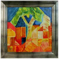 Stephen Thomas Rascoe Abstract Landscape 'Forest' For Sale at 1stDibs