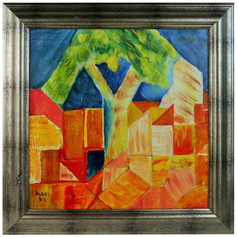 Cubic Abstract Landscape For Sale