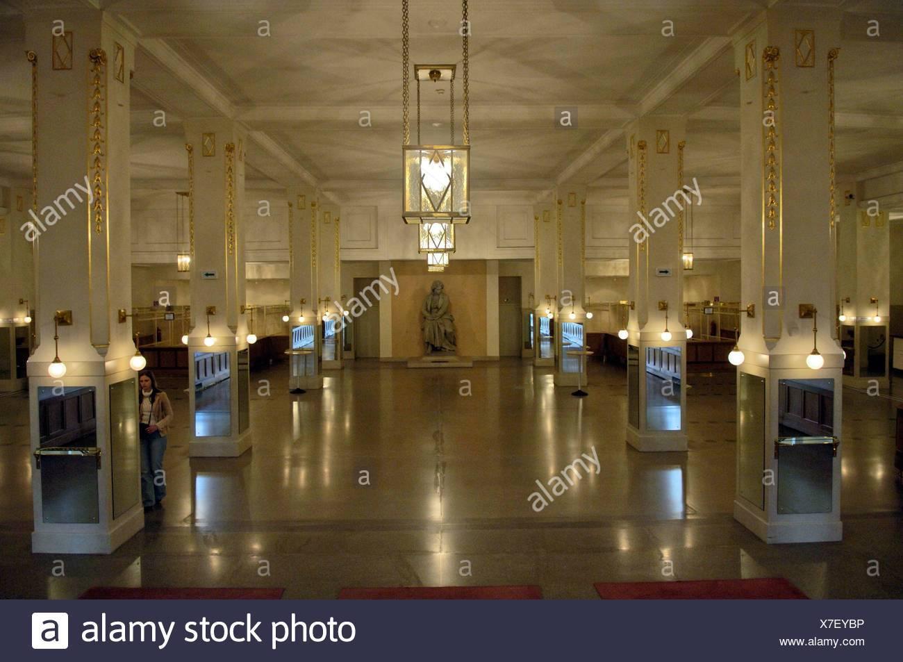 Austrian Cubic Art Nouveau Style Glass Chandelier for the Vienna Concerthall, Re Edition For Sale