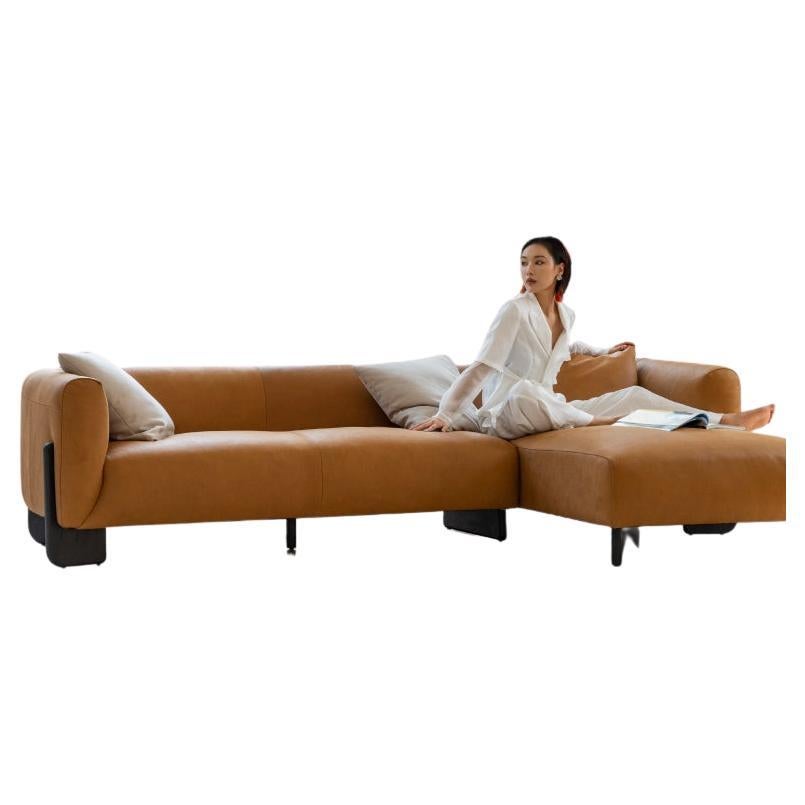 Brimming with goose-down feathers, the Cubic Sofa gets its plump shape from its soft filling. A cornerstone of comfort, this piece transforms the living room with its beckoning silhouette. Designed with generous 67cm deep seating, 12H aims to spoil
