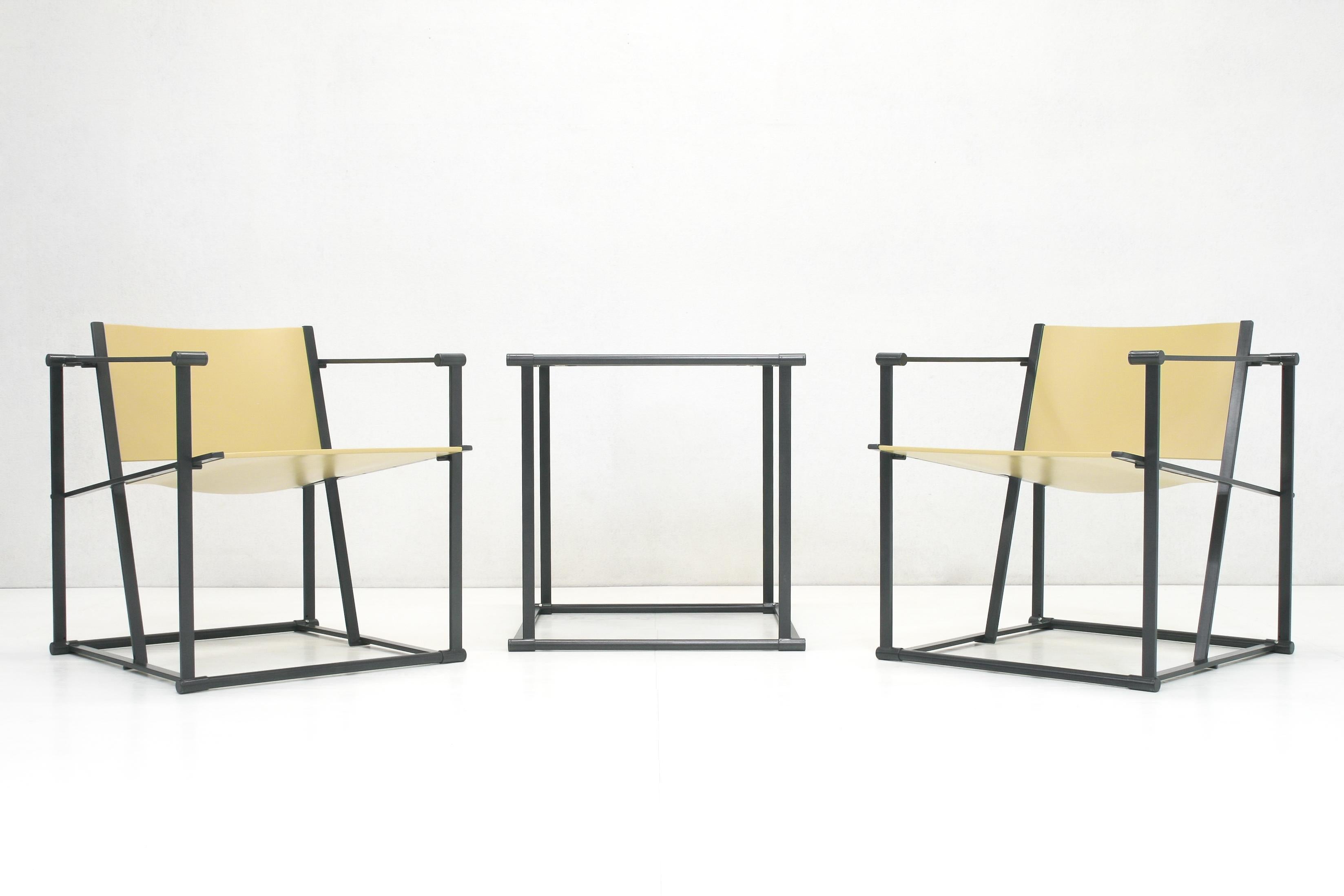 Cubic FM60 Chairs & Table by Radboud van Beekum for Pastoe For Sale 2