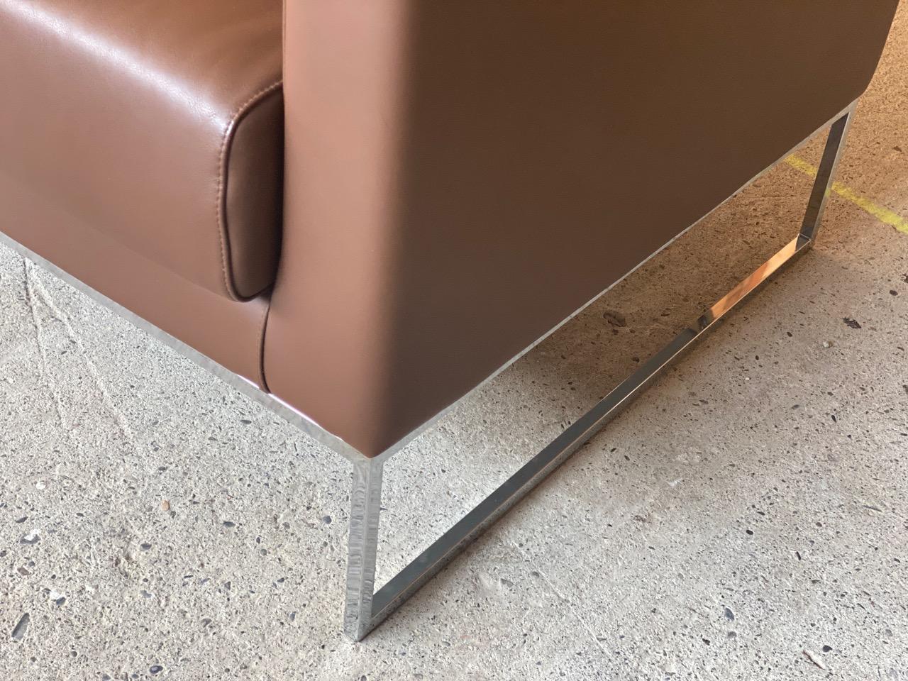 Cubic - Sofá de piel italiana de Giulio Marelli en venta 5