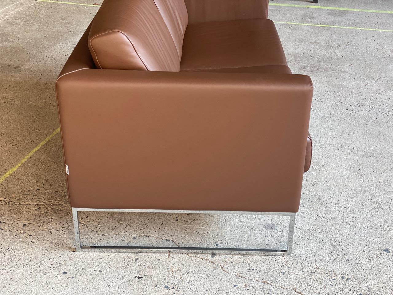 Cubic - Sofá de piel italiana de Giulio Marelli en Bueno estado para la venta en Aramits, Nouvelle-Aquitaine