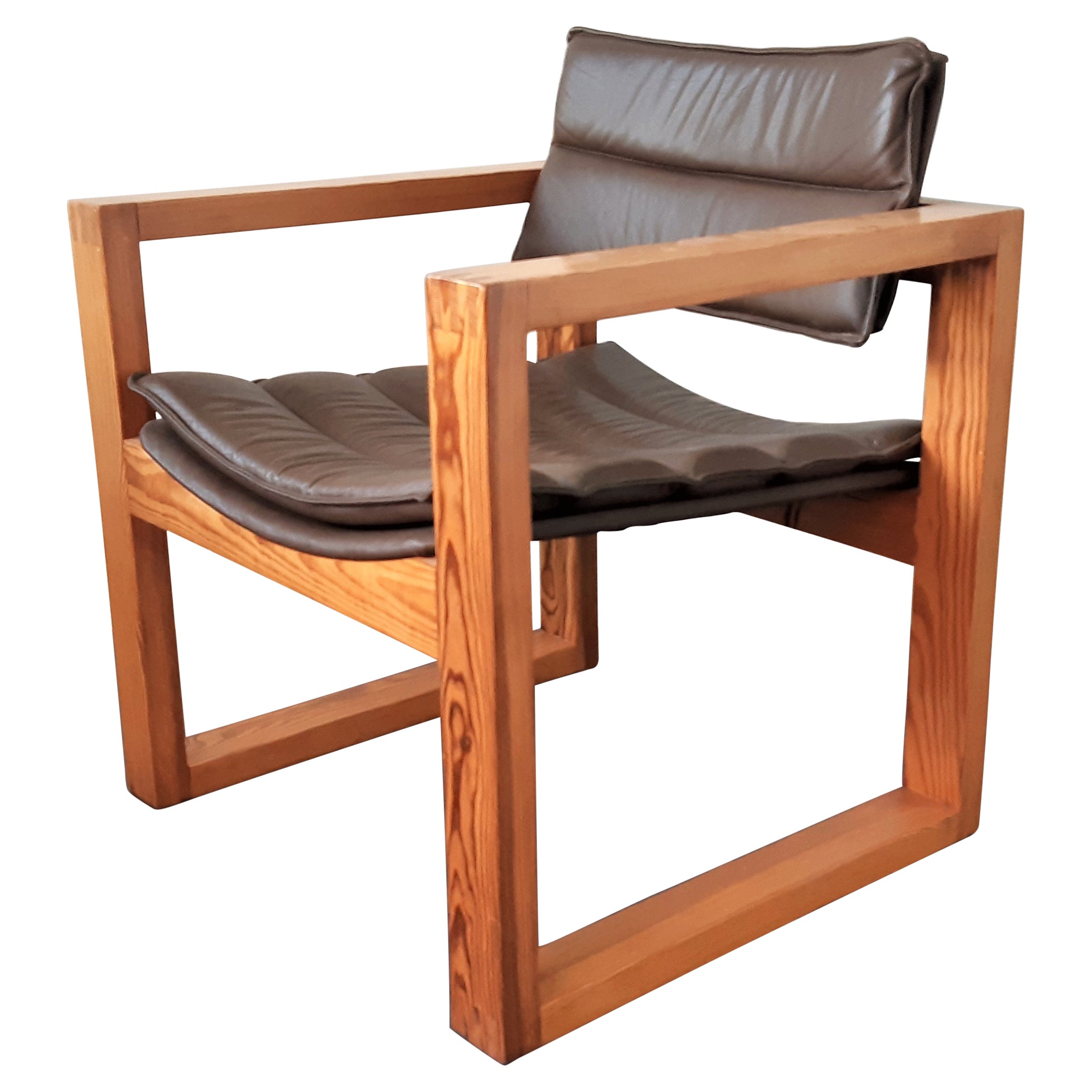 Chaise longue cubique d'Ate van Apeldoorn pour Houtwerk Hattem, Pays-Bas 196
