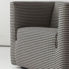 Cubic Lounge Chair by Jules Heumann for Metropolitan in Alexander Girard Fabric