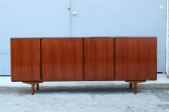Cubic Minimal Teak Mid Century Sideboard Italian Design 1950s