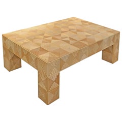 Cubic Pattern Brighton Coffee Table