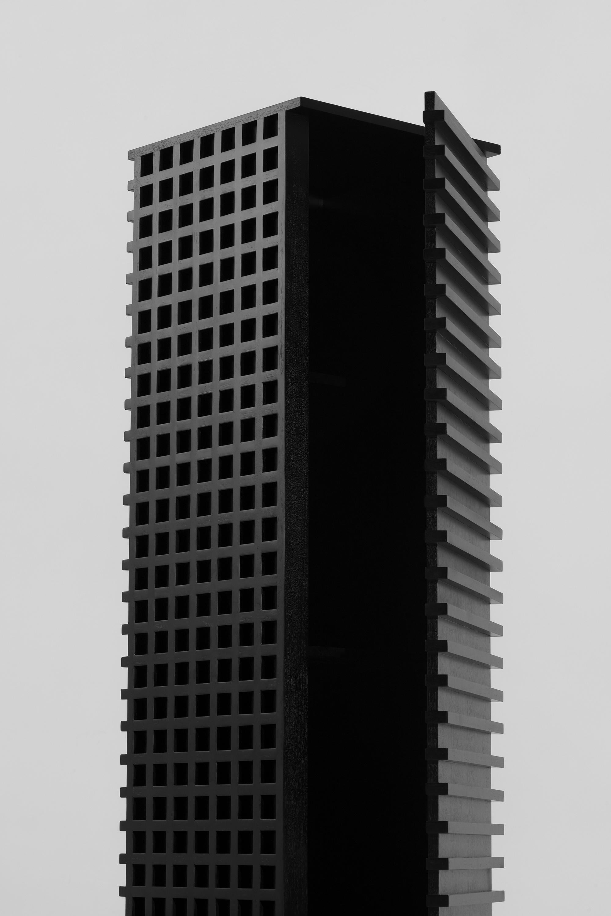 Postmoderne Meuble de rangement cubic Pillar de l'Atelier V&F en vente
