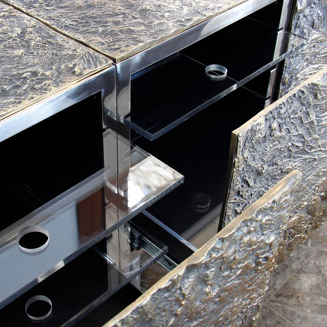 Cubic Root Modular Storage Cabinet by Jean Pascal Levy-Trumet In New Condition For Sale In Geneve, CH