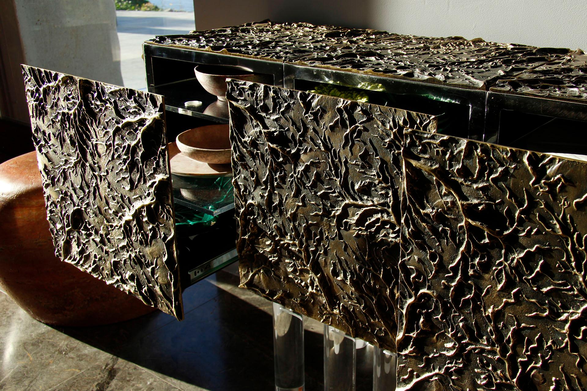 Steel Cubic Root Modular Storage Cabinet by Jean Pascal Levy-Trumet For Sale