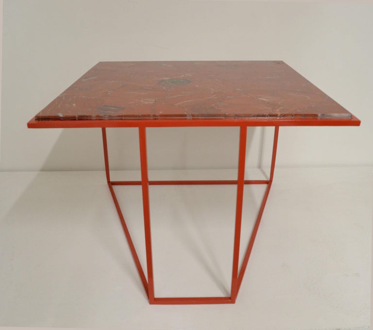 'Cubic' Square Red Jasper Gemstone Cocktail / Coffee ...