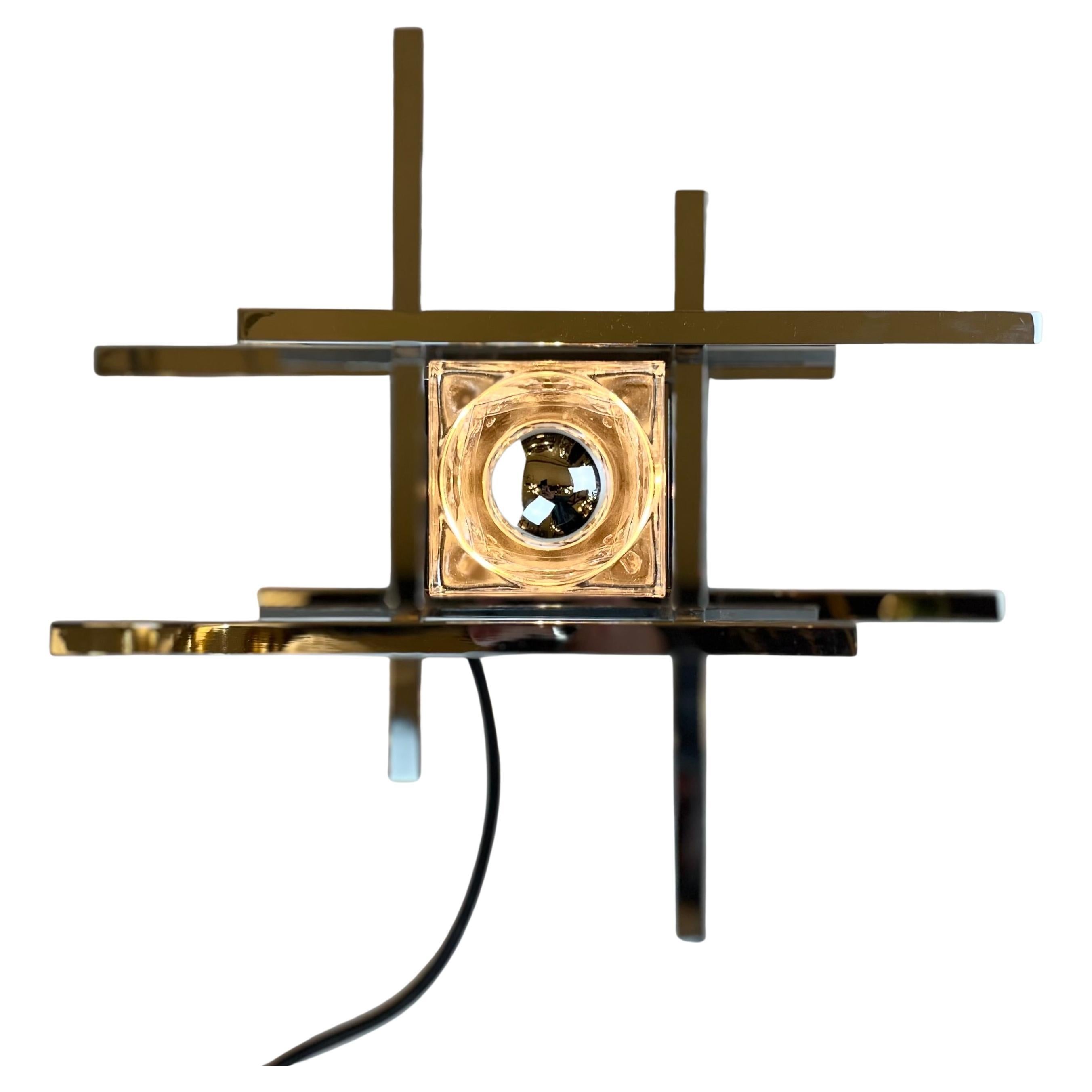 Cubic, Wall Lamp by Gaetano Sciolari, 1970s
