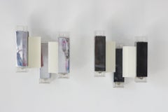 Lampada da parete cubica Design/One di Gaetano Sciolari per Sciolari Illuminazione, Italia