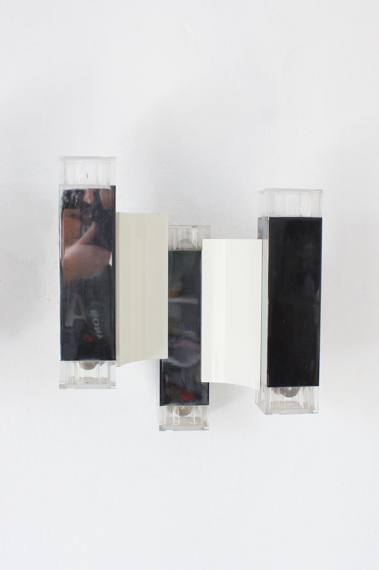 Lampe murale cubique de Gaetano Sciolari pour Sciolari Illuminazione, Italie 2