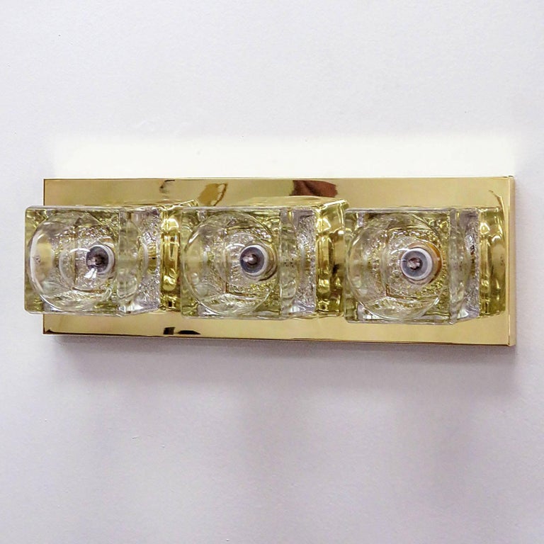 Mid-Century Modern Cubic Wall Light by Peill & Putzler For Sale
