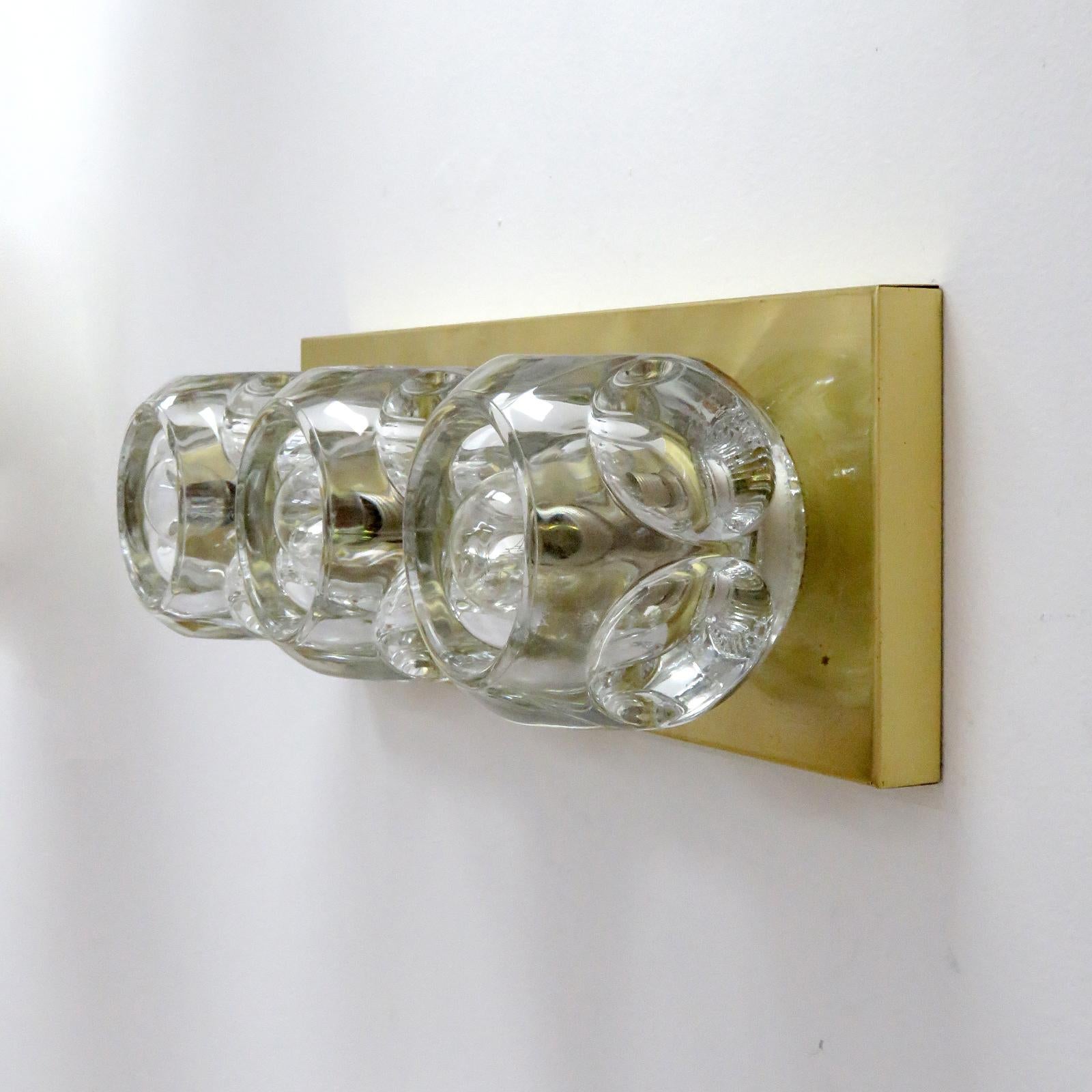 Modern Cubic Wall Light by Peill & Putzler For Sale