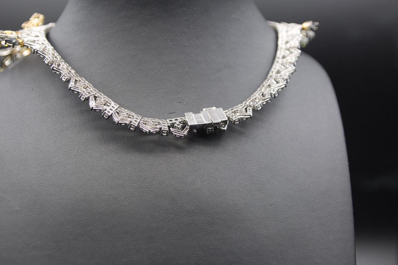Collar de circonitas cúbicas en venta 3