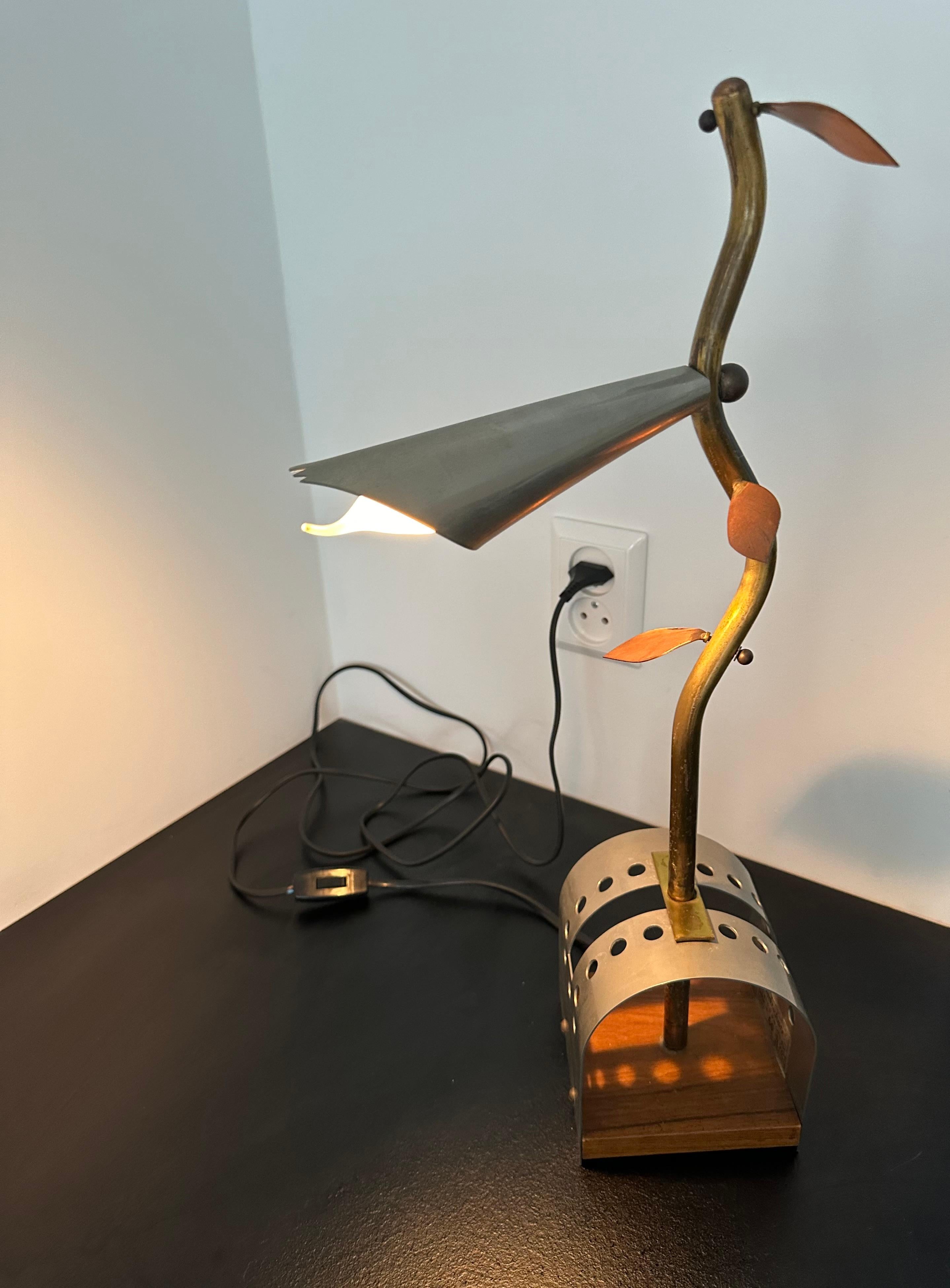 Hand-Crafted Cubic3 Dutch Design Table or Desk Lamp 