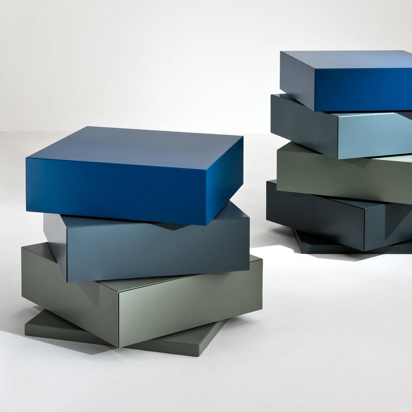 Hand-Crafted Cubick Swivel Chest of Drawers by Paolo Nicolò Rusolen