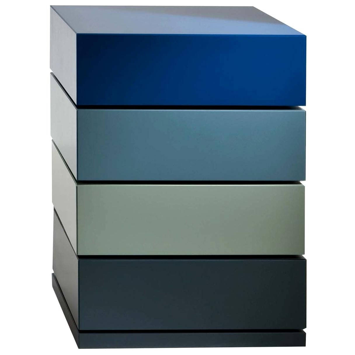 Cubick Swivel Chest of Drawers by Paolo Nicolò Rusolen For Sale