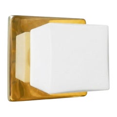 CUBIS wall sconce in brass, nickel, chrome - by Candas Design