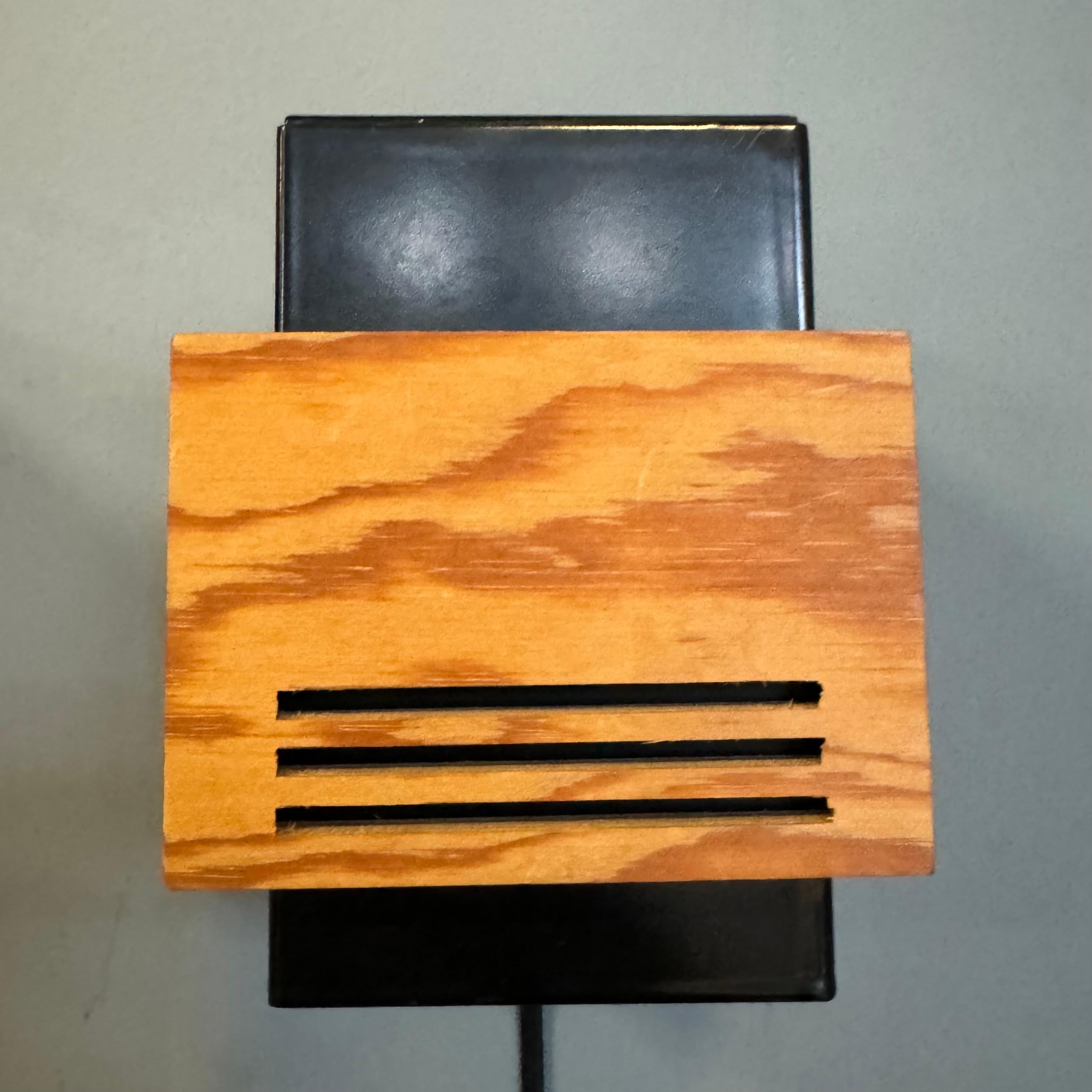 Scandinavian Modern Cubism Wall lamps by Claus Bolby for Cebo Industri 70's For Sale
