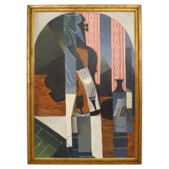 Peinture abstraite cubiste