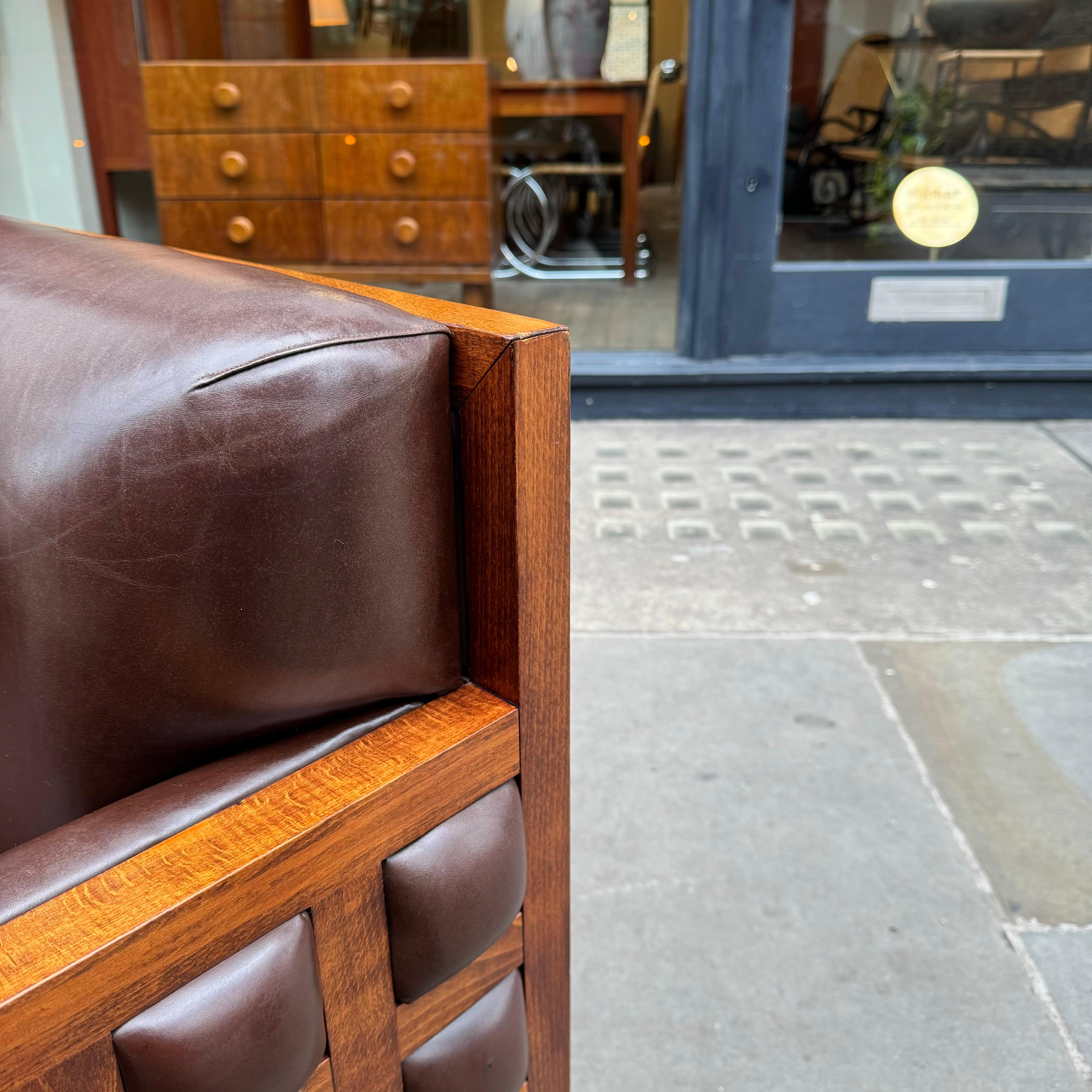Czech Cubist Armchair/ Zbyněk Hřivnáč for the Hotel Praha/ 1970s For Sale