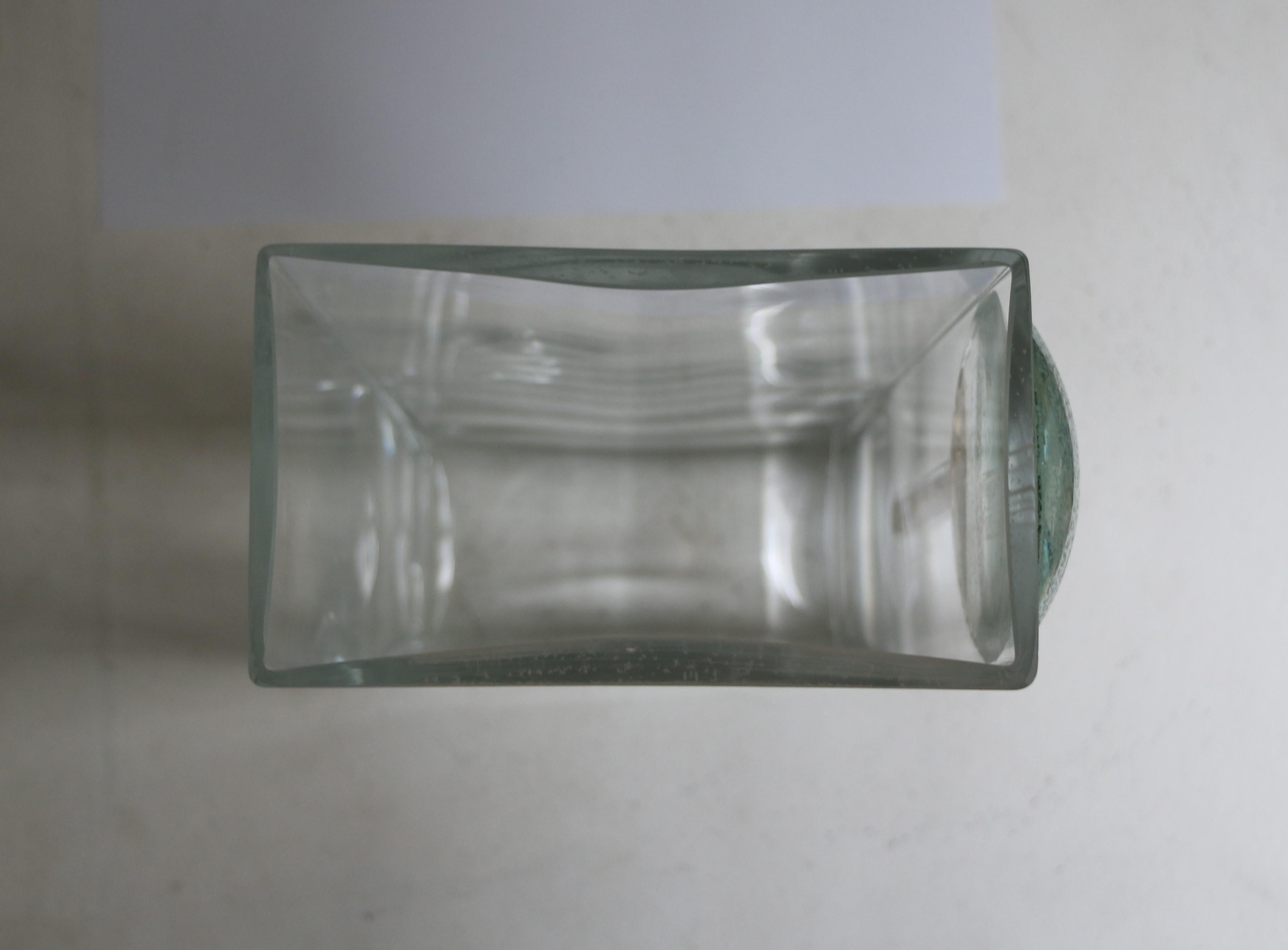 Mid-20th Century Cubist Art Deco Vase by A Riecke, France, Signed and Dated 1939