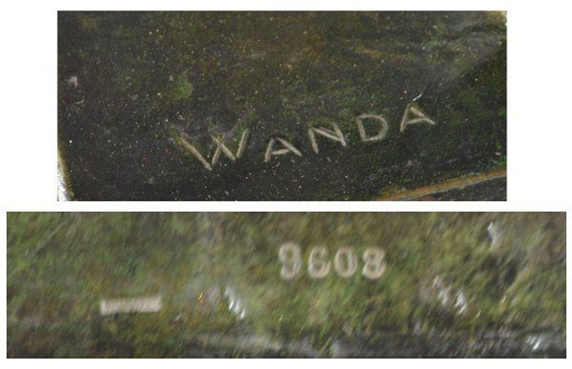 Cubist bronze warrior signed Wanda. French. Circa 1930. Art Deco 3