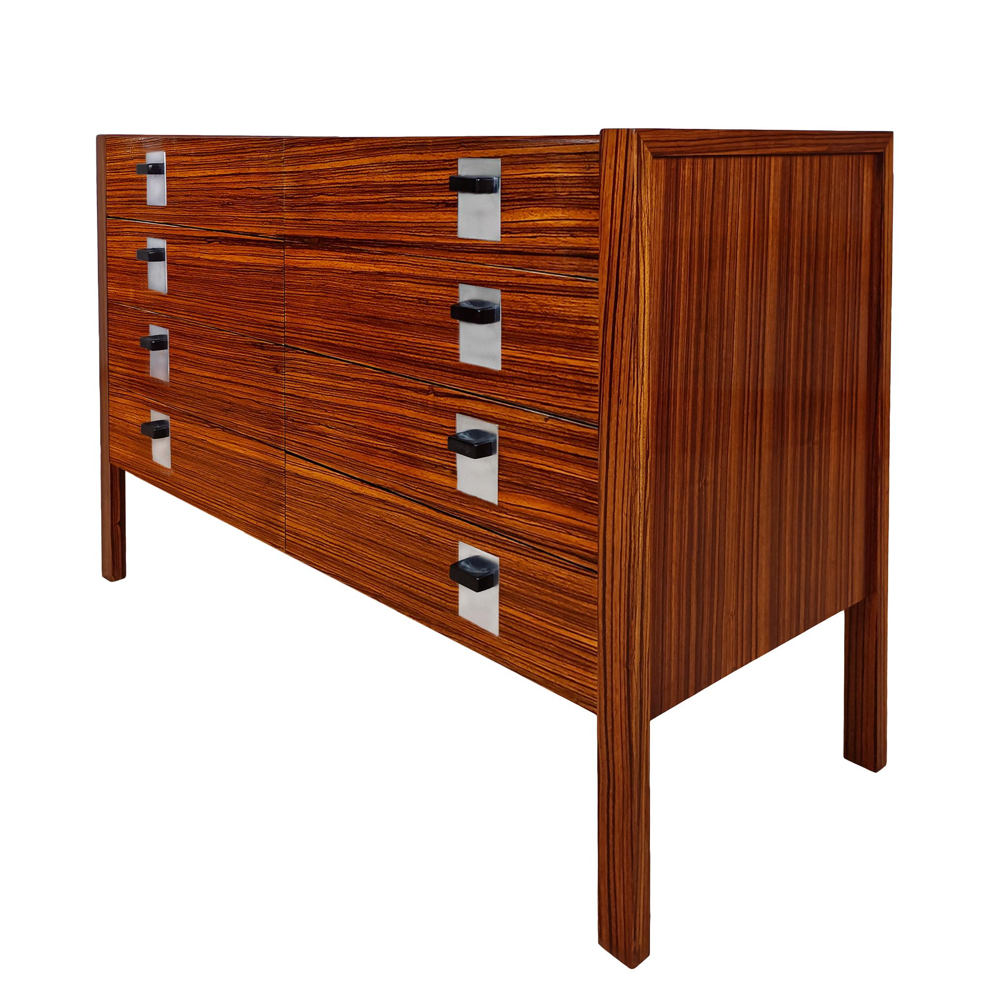Mid-Century moderno Cassettiera cubista - Spagna 1960 in vendita