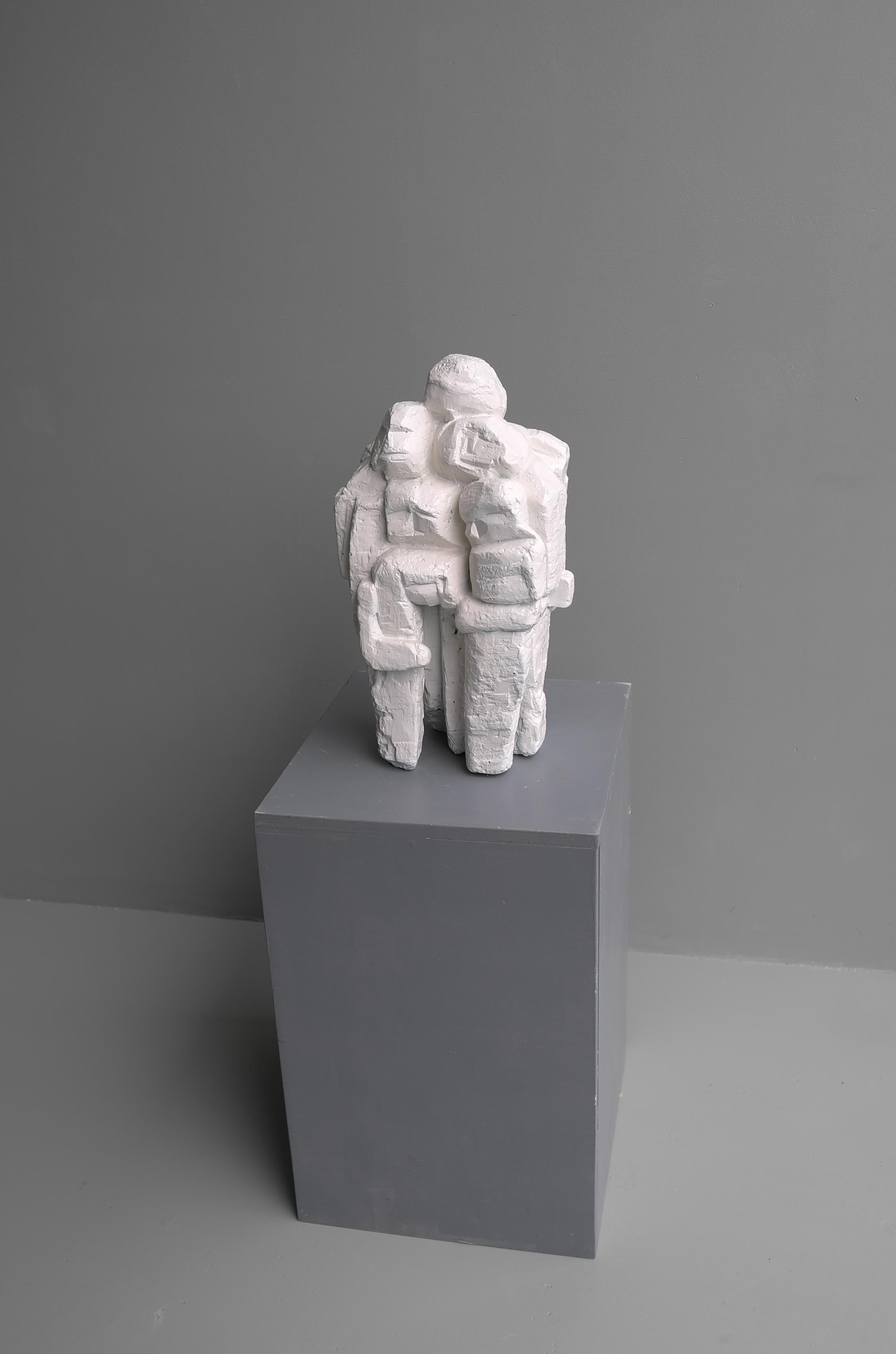 abstract family sculpture