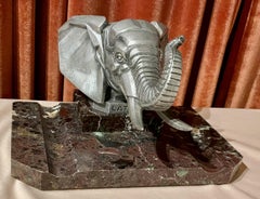 Cubist Elephant Truck Mascot by Frederick Bazin French 1920s Art Deco